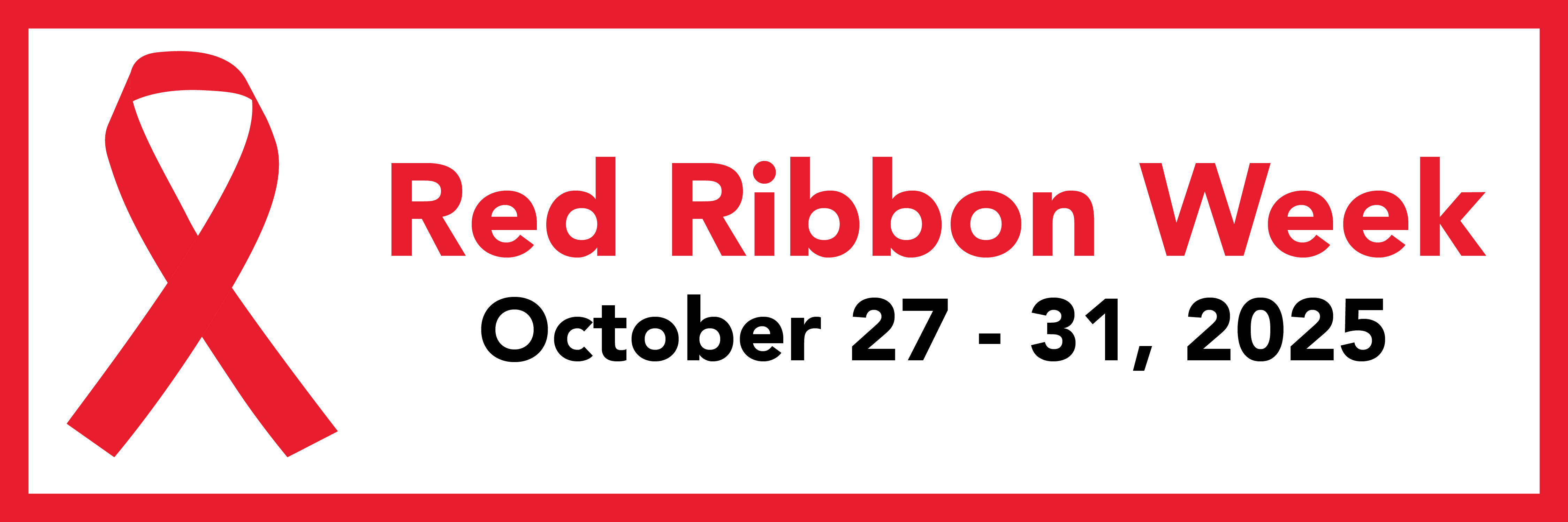 Website Banner Red Ribbon Week