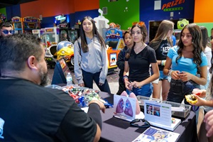 IMG_1706 students at TUPE booth