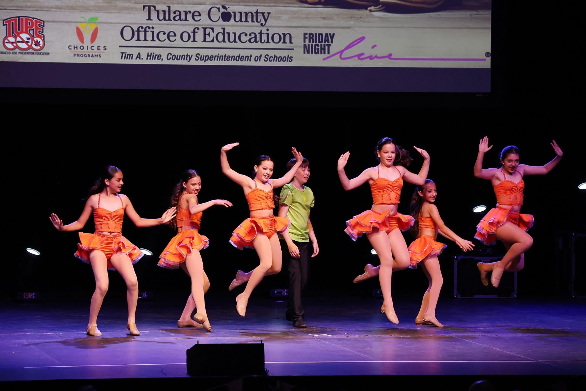 Sierra Performing Arts performing at lip sync event.