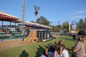 IMG_1754 Dirt bike riders performing at Red Ribbon Event.