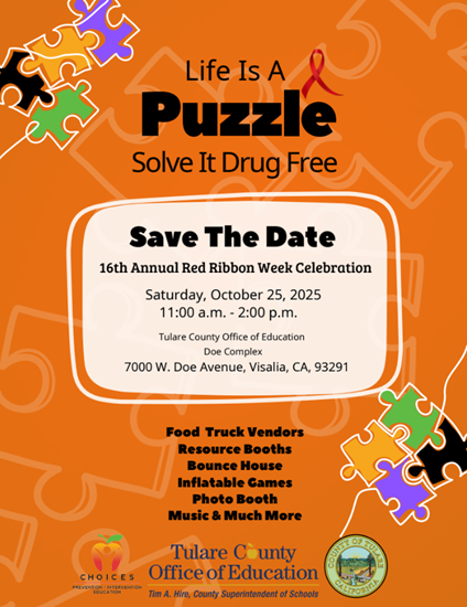 RedRibbon Red Ribbon event flyer