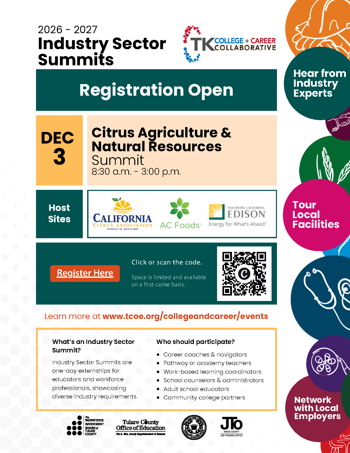 Citrus Ag Industry Sector Summit Flyer
