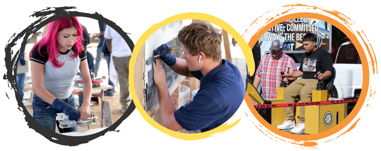 Students at Trades Day