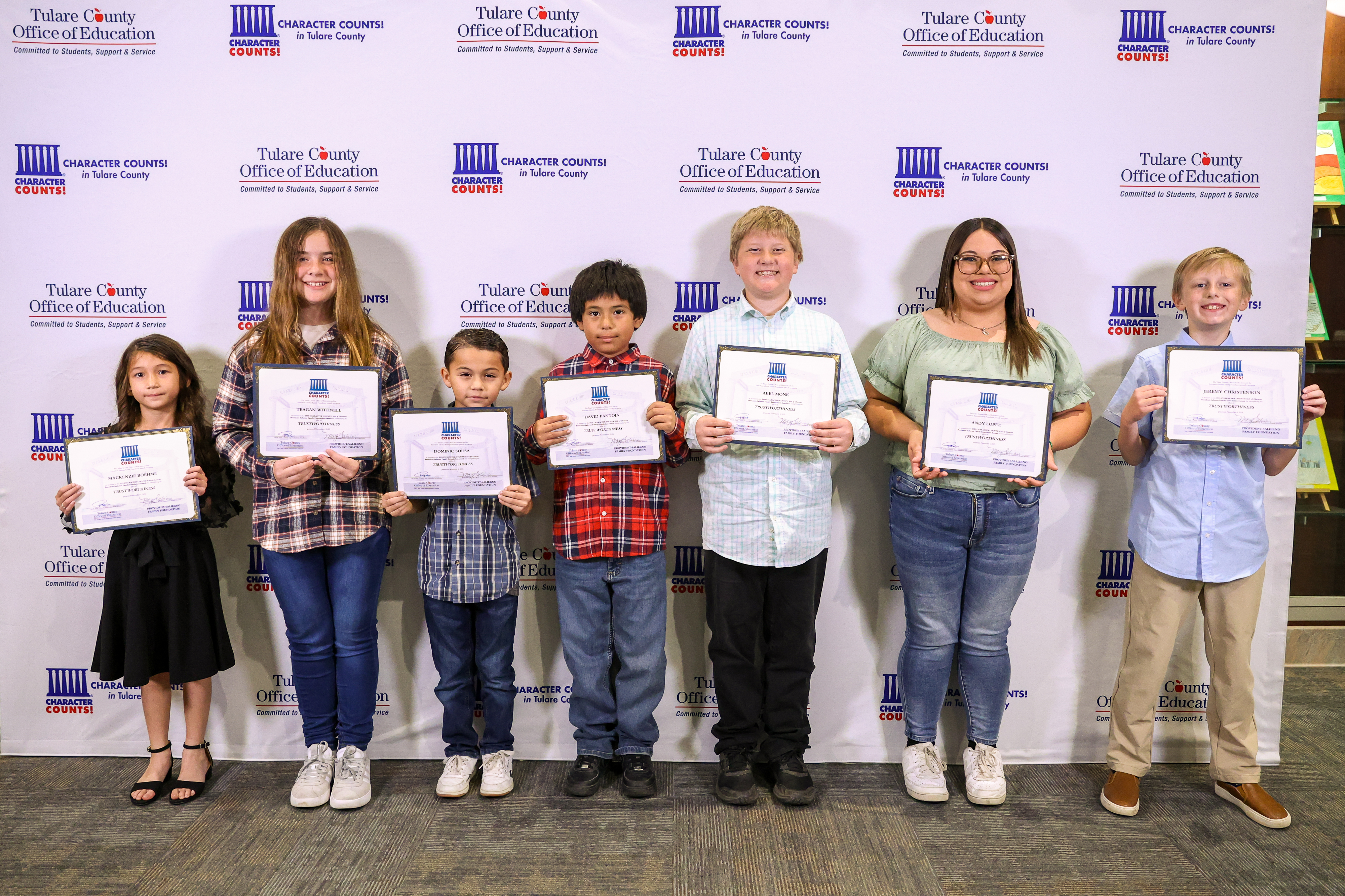 Trustworthiness honorees