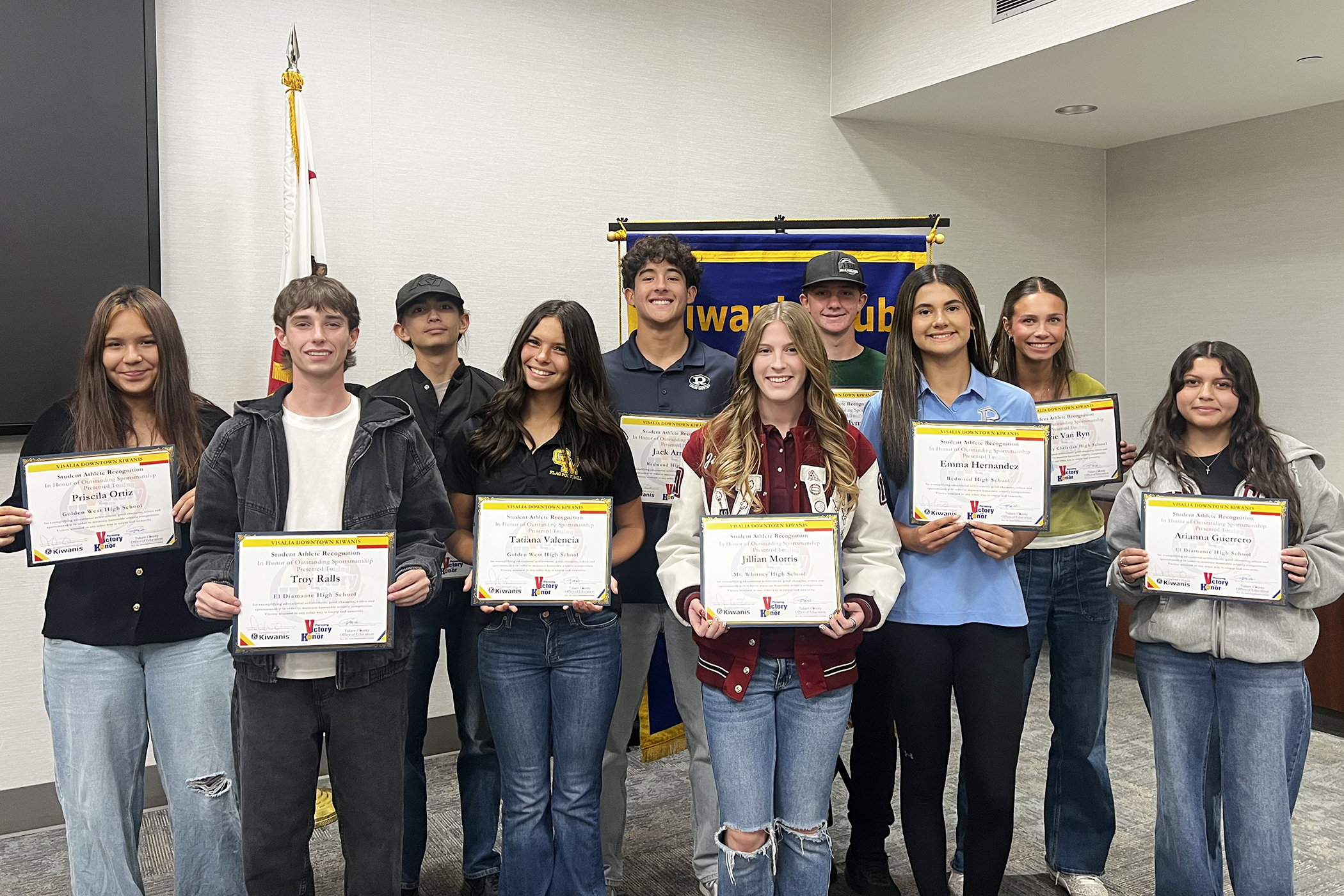 Student honorees