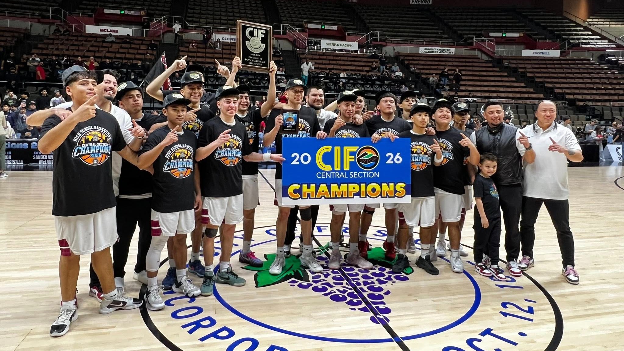 Orosi High D6 Champions Orosi High School Basketball