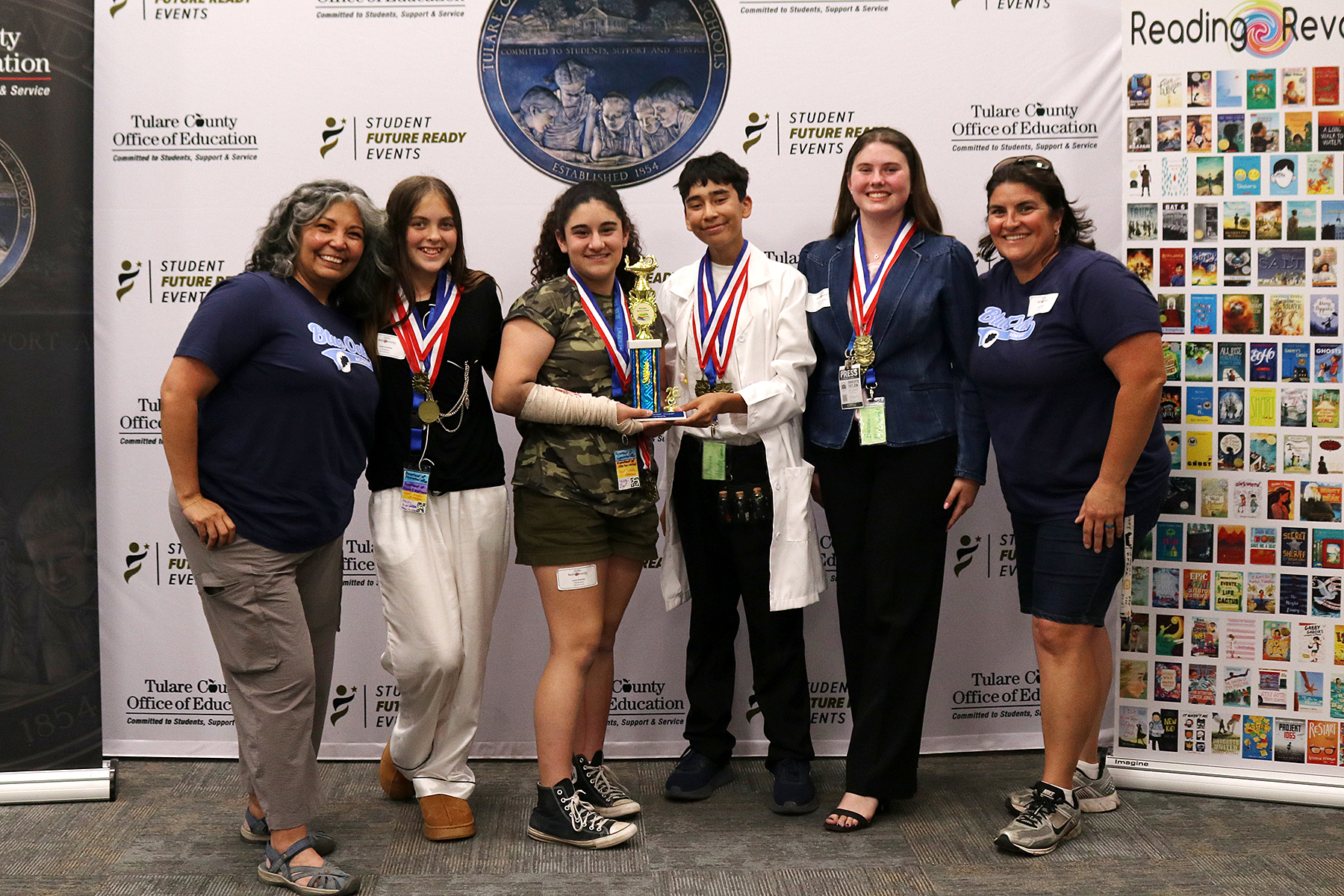 winners at event