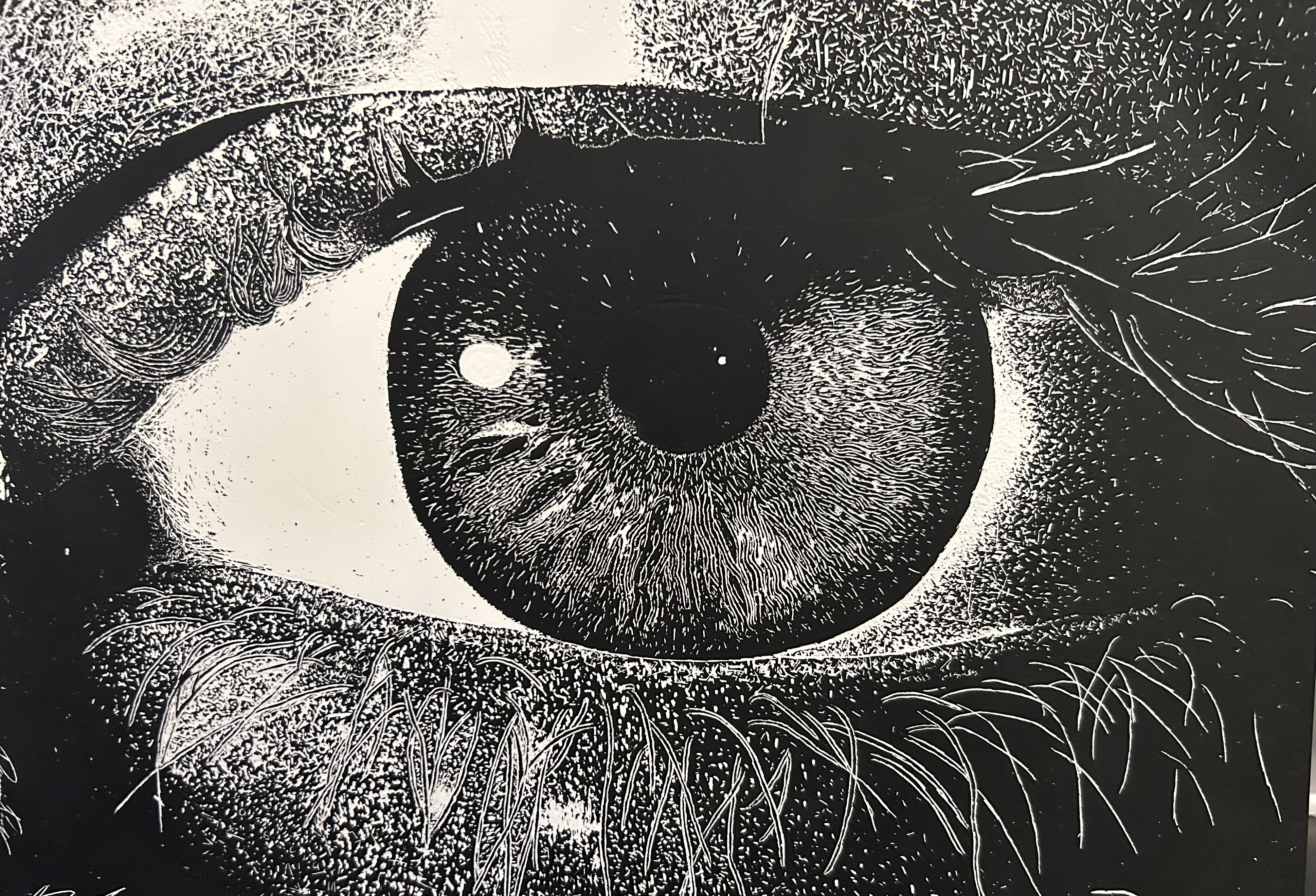 Damian Perez - Monica Jordan - Monica Jordan eye artwork