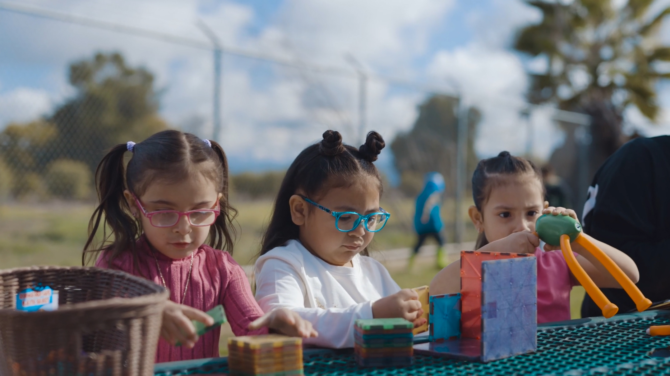 Students Playing Outside