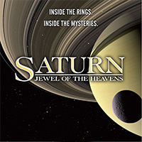 logo for planetarium show, Saturn Jewel of the Heavens